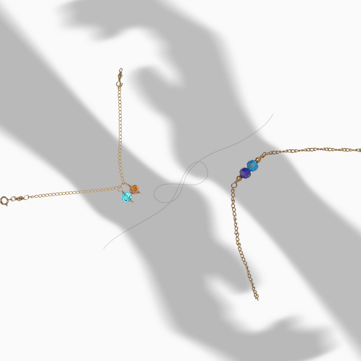 The Bond Bracelet | 14K Gold Filled Chain with Personalised Matching Birthstone