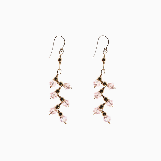 Sakura Drift Earrings | Handmade 14k Gold-Filled